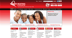 Desktop Screenshot of deerheating.com